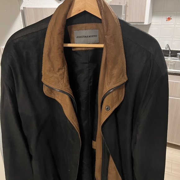Johnston and Murphy Suede/Leather-style jacket - Picture 2 of 2